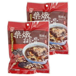 茂喜食品 藥燉排骨佐料包, 溫和不上火, 精選道地藥材, 秋冬季必備補品, 100g, 2包