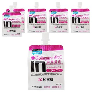 WEIDER 威德 in果凍 膠原蛋白 水蜜桃, 180g, 6包