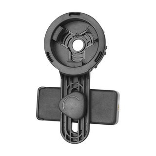 手機望遠鏡/顯微鏡通用手機架, 黑色, 1個, 單一商品