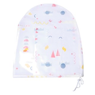 E.City EVA霧面防水全包款風扇防塵套, 68 x 55cm, 透明