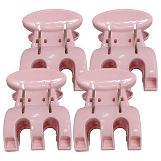 名仕 加大型衣物夾 Set 4個, C型鉤鋼性材質 不易疲乏, 顏色隨機