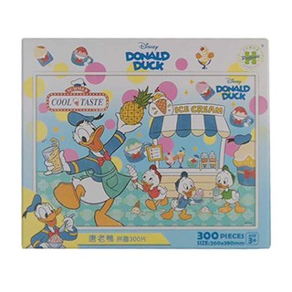 HUNDRED PICTURES 百耘圖 拼圖 尺寸260x380mm, Donald Duck 唐老鴨, 300片, 1盒