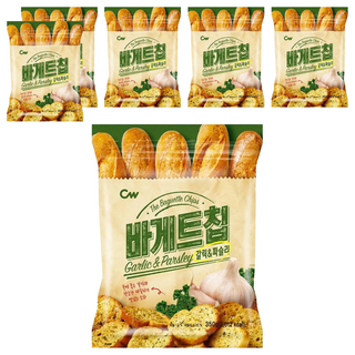 CW 大蒜麵包風味餅乾 黃金比例調味 濃厚香蒜 風味獨特, 350g, 6包