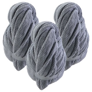 乾髮神器2代 超強力吸水乾髮帽 KDOT-980, 3個, 灰色