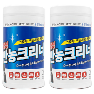 홈인더스트리 동성 만능크리너 200p 본품통 대용량, 2개