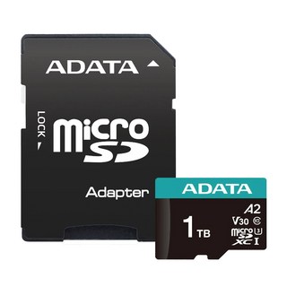 威剛 ADATA Premier Pro microSDXC UHS-I U3 A2 V30 記憶卡 附轉卡, 1TB, 1組