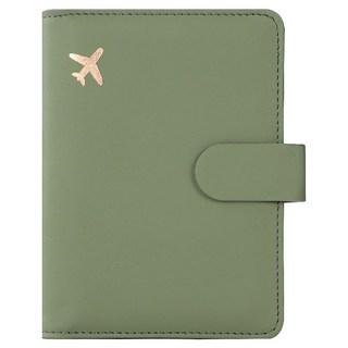 簡約皮革 多功能 RFID防盜刷護照套 PU材質 加厚耐用