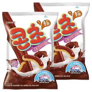 크라운 콘초 초코가나슈, 66g, 2개