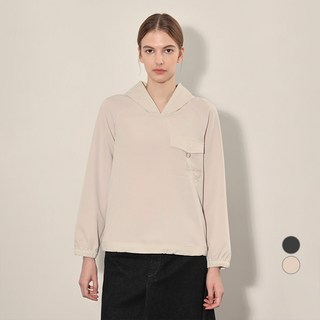 Olivia Lauren拼色連帽雪紡衫 VVCNL4F7371