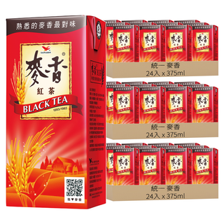 統一 麥香 紅茶, 375ml, 72入