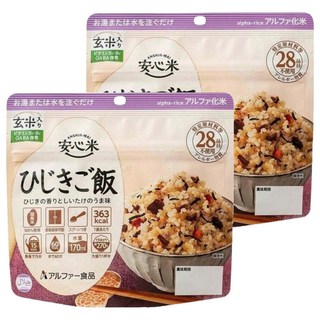 ANSHIN-MAI 安心米 鹿尾菜即食炊飯保存包, 100g, 2包