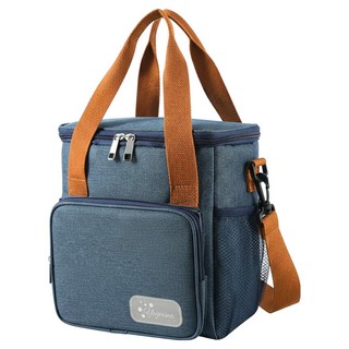 예그리나 보온보냉 방수 도시락 피크닉 가방, 네이비, 1개