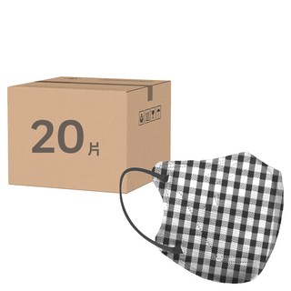 3D成人立體醫療, 1片, 20片, 黑白格