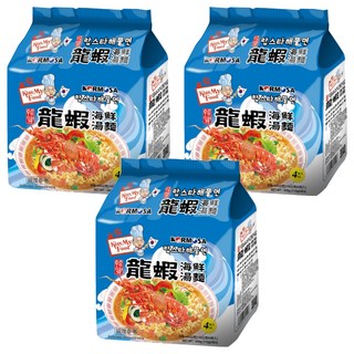 KORMOSA 韓寶 龍蝦海鮮麵 Set 活跳龍蝦與多種海鮮熬製湯頭 彈牙麵條Q彈, 12包