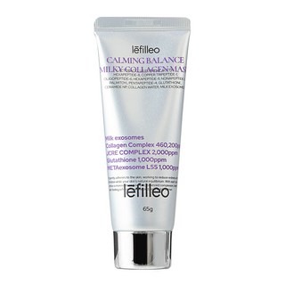 Lefileo 鎮靜平衡牛奶膠原蛋白麵膜, 1入, 1個