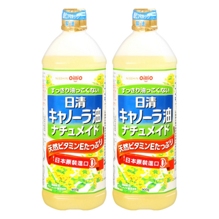 NISSIN 日清 OilliO 油菜籽油 日本原裝進口, 900g, 2瓶