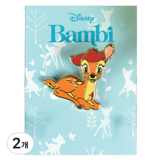 迪士尼小鹿斑比單面徽章 5, 2個, 1入