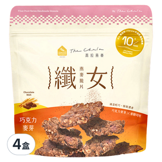The Chala 蕎拉燕麥 纖女燕麥脆片 巧克力麥芽, 150g, 4包