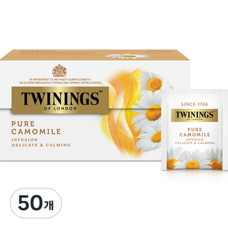 트와이닝 카모마일 티백, 1g, 25개입, 2개