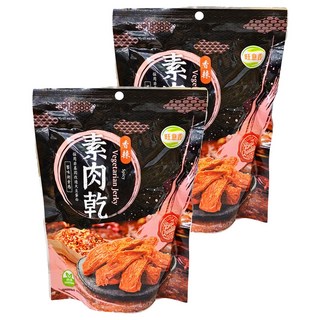 旺意香 素肉乾 香辣 Vegetarian, 250g, 2包