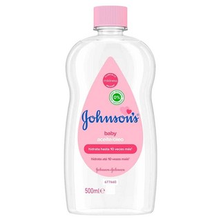 Johnson's 嬌生 嬰兒潤膚油 100%純淨優質礦物油 鎖住水份, 500ml, 1瓶
