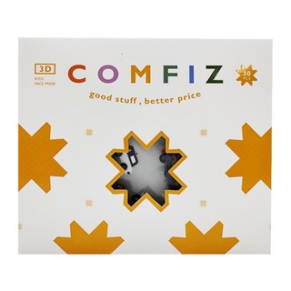 COMFIZ 康菲 幼幼3D醫療口罩 10.6 x 9.9cm 兒童 1~3歲, 我們的英雄, 30片, 1盒