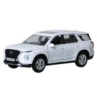 現代汽車 Palisade 合金模型車 白色, 1個, 白色的
