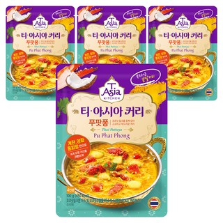 TAsia KITCHEN 椰漿咖哩粉, 100g, 4包