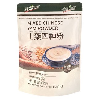活力百匯 山藥四神粉 無糖, 500g, 1入, 1包