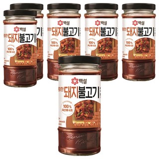 백설 매콤한 돼지 불고기 양념, 290g, 6개