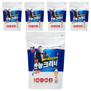 동성크리너 만능 세정티슈 리필 200p, 5개