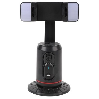 YORI CAR 優里 AI智能跟拍雲台 + 雙補光燈, 黑色, Q02D, 1個