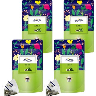 High Tea 伂橙 香蘭綠茶 1.5g*12包*4袋 台灣在地綠茶 香蘭葉