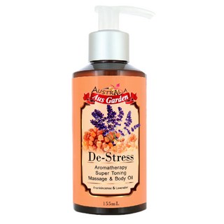 Ausgarden 澳維花園 De-Stress 按摩身體精油，乳香薰衣草，155ml, 1瓶