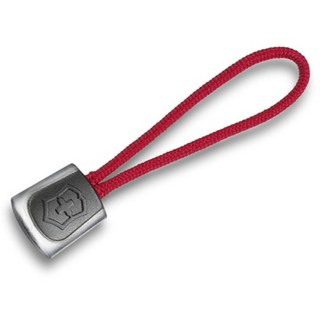 Victorinox瑞士維氏 65mm維氏盾牌造型吊飾 紅色吊繩 瑞士刀配件, 1入