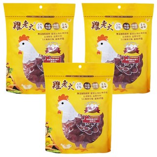 雞老大 狗零食 軟嫩雞腿肉嚼片 超值包 全犬種適用, 230g, 3包