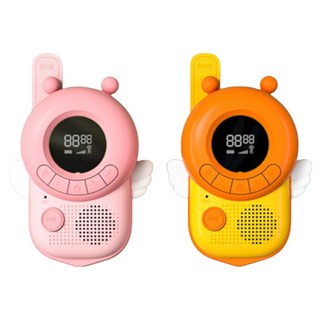 2代蜜蜂 兒童通話對講機 手持無線通話3公里 蜜蜂一對裝, 1入