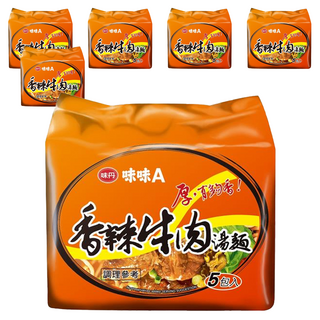 味丹 味味A 香辣牛肉湯麵 83g, 30包