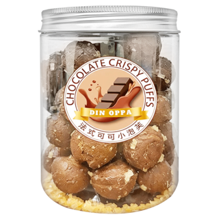 DIN OPPA 法式可可小泡芙, 80g, 1罐