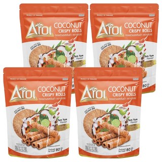 Aroi 泰式酸辣口味蛋捲, 4個, 80g