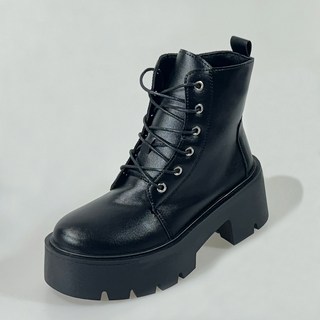shoes& 女款短筒厚底馬汀靴 sn613