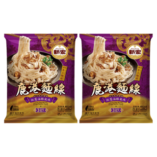 新宏 鹿港麵線, 紅蔥油酥風味, 105g, 6包
