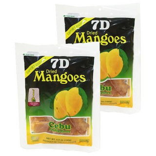 7D 菲律賓宿霧芒果乾, 100g, 2包