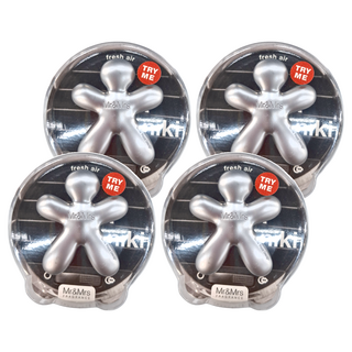 Mr&Mrs FRAGRANCE NIKI FROSTED SILVER-香氛片, 4片, FRESH AIR 清新空氣