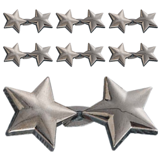 咪咪購物 收腰神器 對釦星星黑色 免縫收腰 縮腰 腰圍調整扣 褲頭褲子調節扣 縮腰扣, 7入