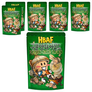 HBAF 杏仁果 烤洋蔥味, 120g, 6包