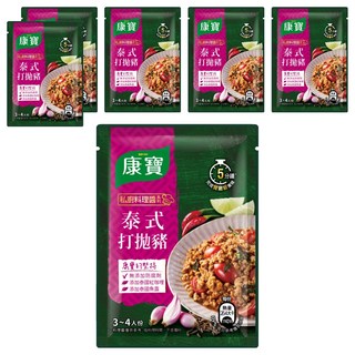 Knorr 康寶 私廚料理醬 泰式打拋豬, 34g, 6包
