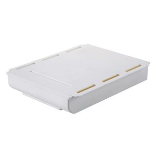 隱藏式桌下抽屜，Set 3個, 白色, 1組