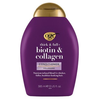 OGEX NIP &amp; FULL PLUS 生物素 &amp; 膠原蛋白護髮素, 385ml, 1個