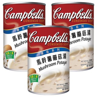 Campbell's 金寶湯 馬鈴薯蘑菇湯, 300g, 3罐